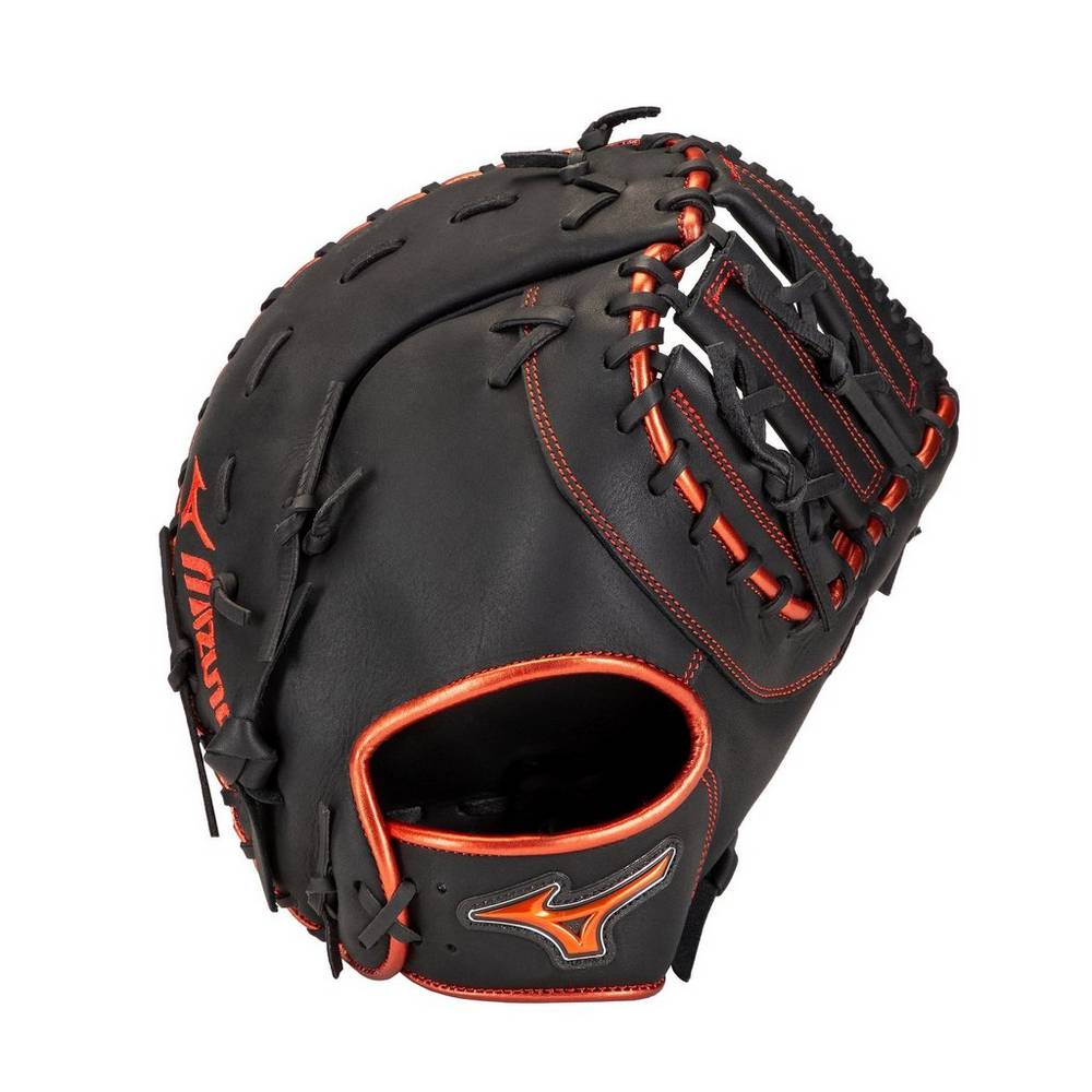 Catchers Mitt Mizuno Baseball MVP Prime SE First Base 12.5" Uomo - Nere/Rosse - 82409-ZTAI